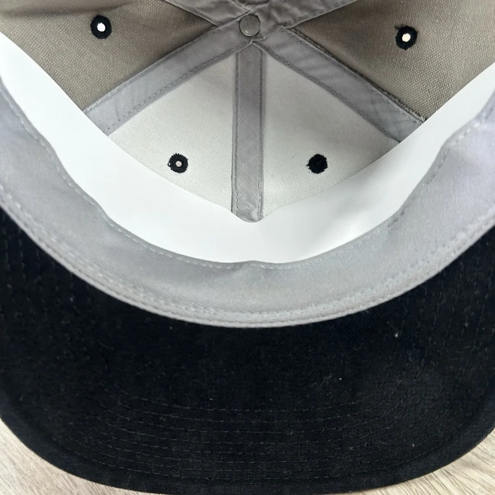 VTG Colorado Rockies Strapback Hat MLB Baseball Signatures Beige Black Cap